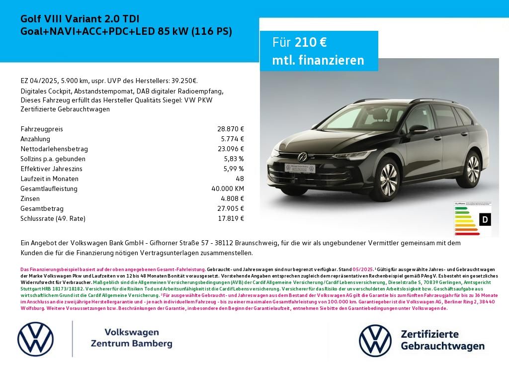 Volkswagen Golf 2025