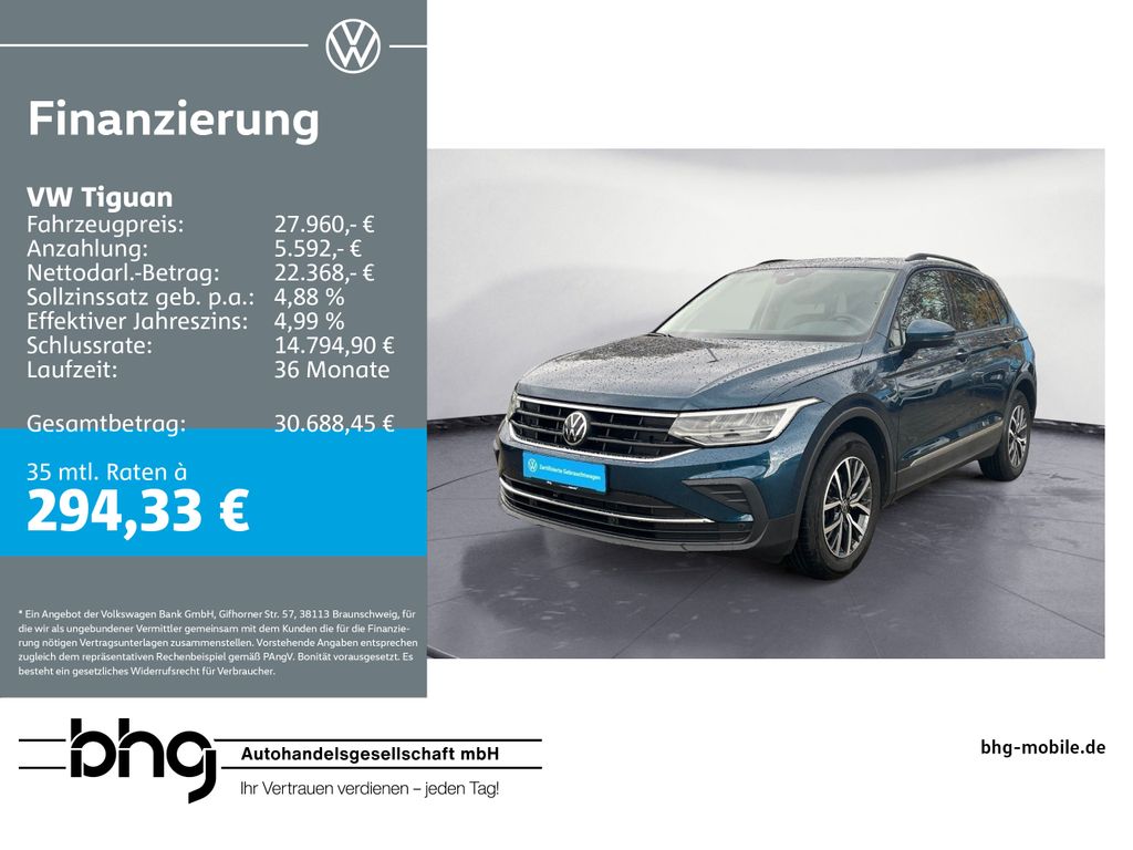 Volkswagen Tiguan 2022