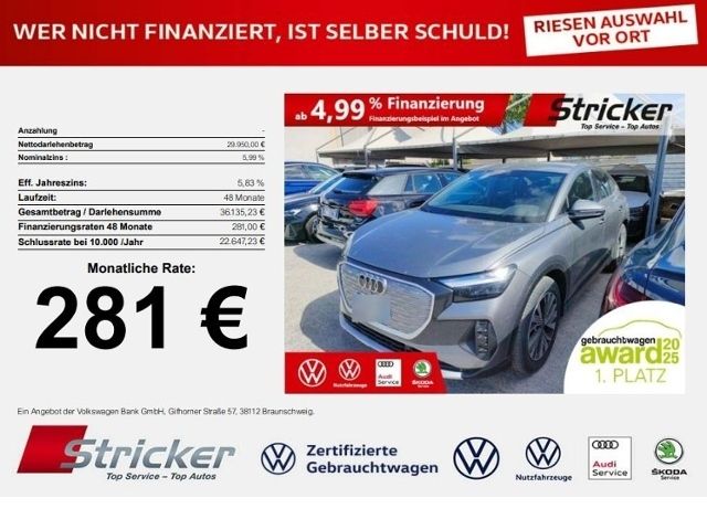 Audi Q4 e-tron 2023