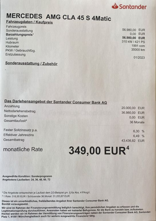 Mercedes-Benz CLA 45 AMG 2023