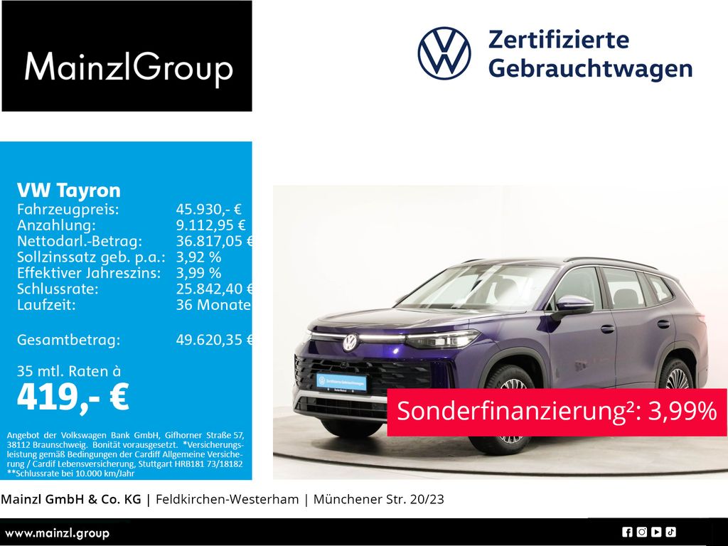 Volkswagen Tayron 2025