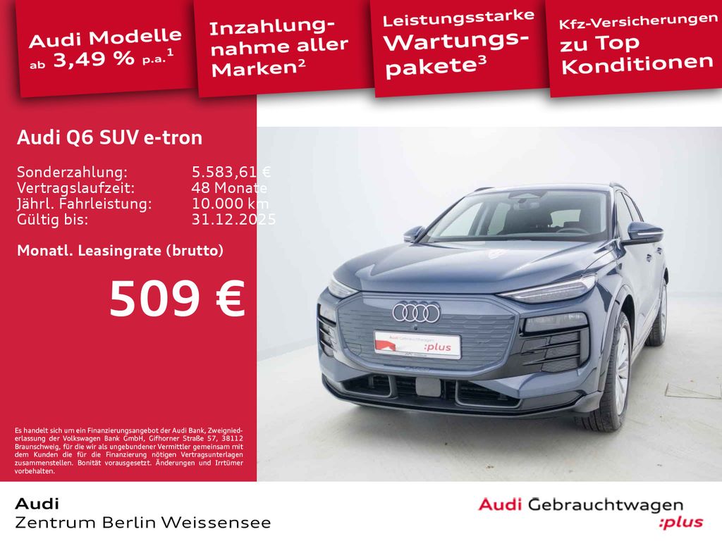 Audi Q6 e-tron 2025