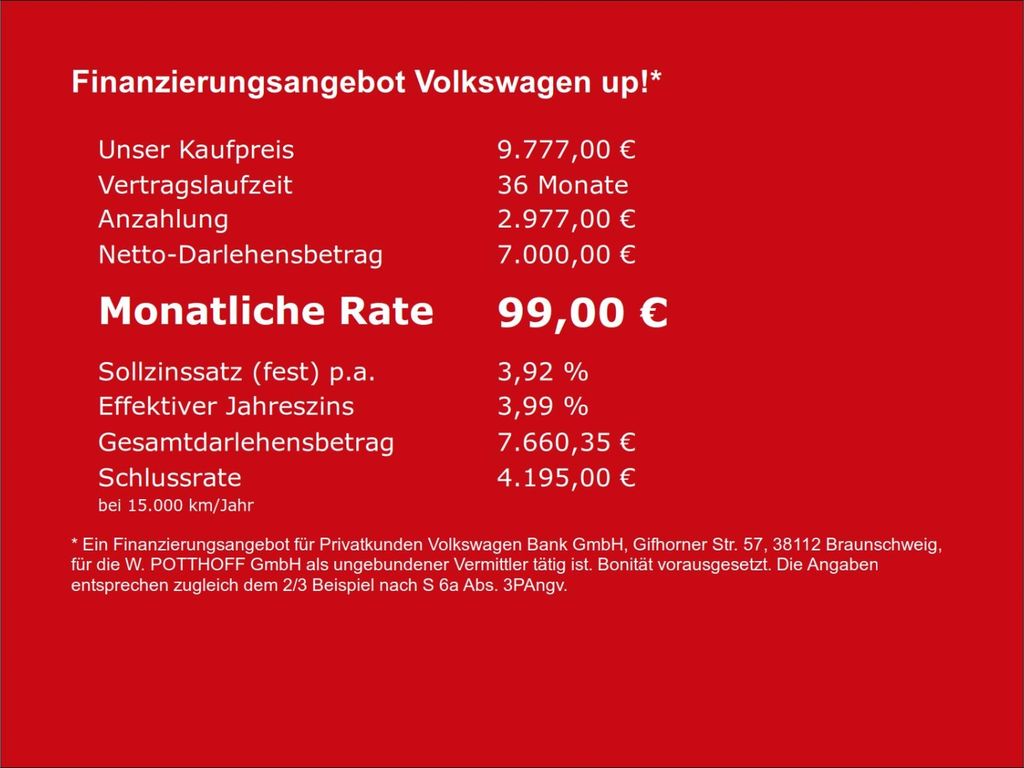 Volkswagen up! 2021