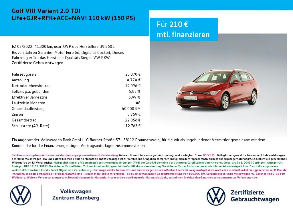 Volkswagen Golf 2022