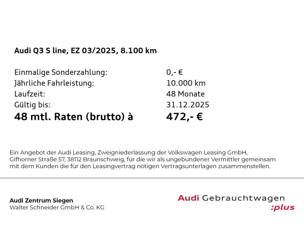 Audi Q3 2025