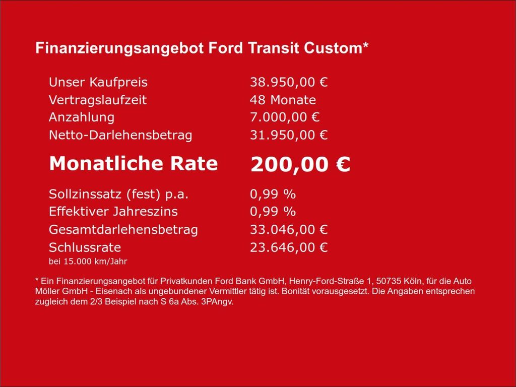 Ford Transit Custom 2025