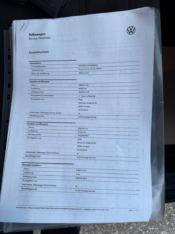 Volkswagen Touran 2022