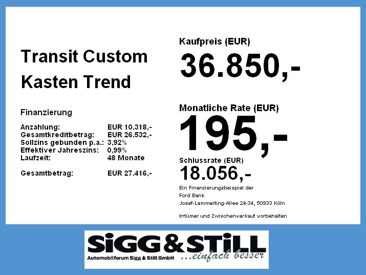 Ford Transit Custom 2025