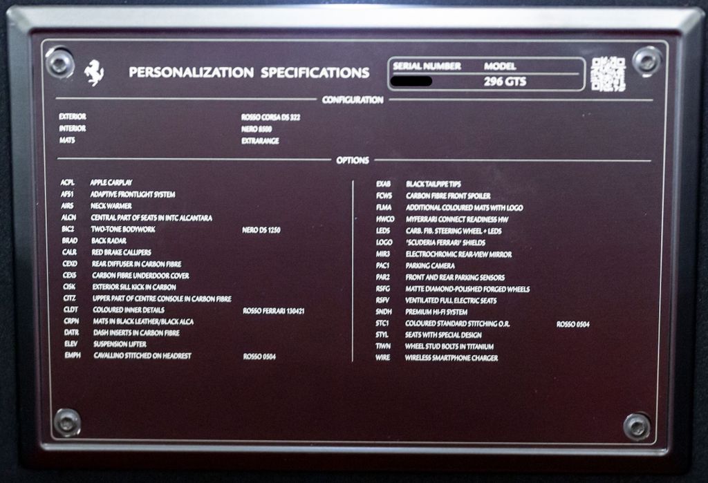 Ferrari 296 GTS 2023