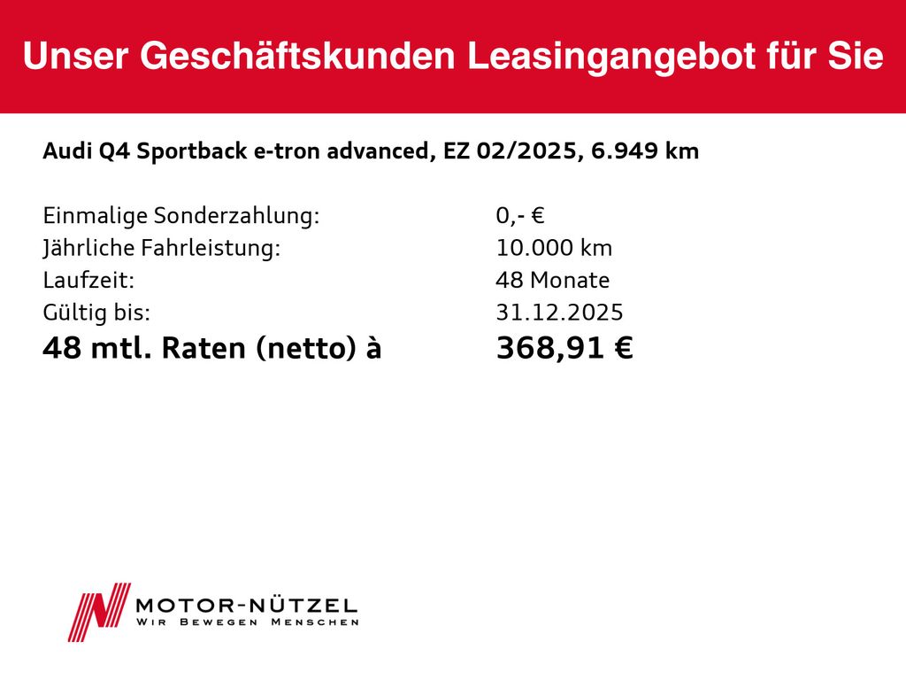 Audi Q4 e-tron 2025
