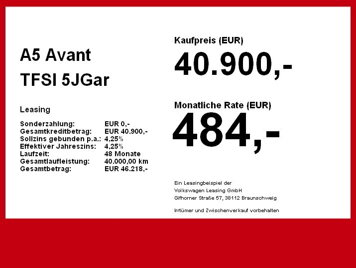 Audi A5 2025