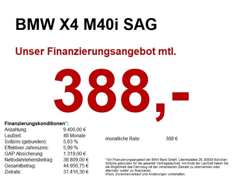 BMW X4 M40 2019