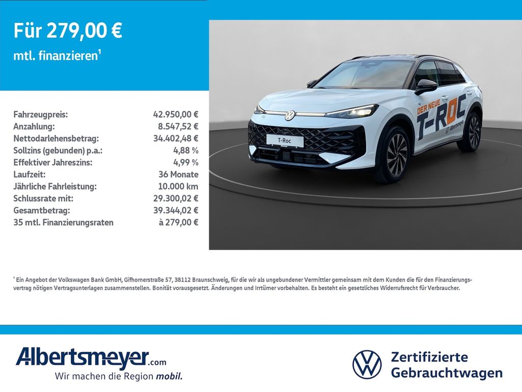 Volkswagen T-Roc 2025