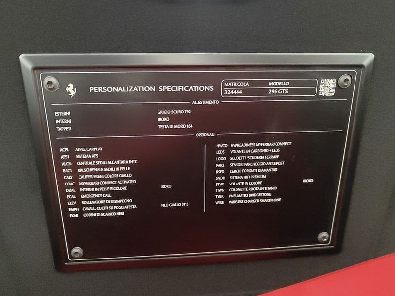 Ferrari 296 GTS 2025