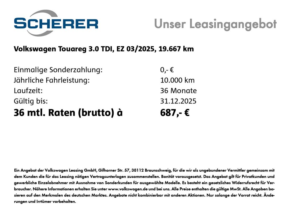 Volkswagen Touareg 2025