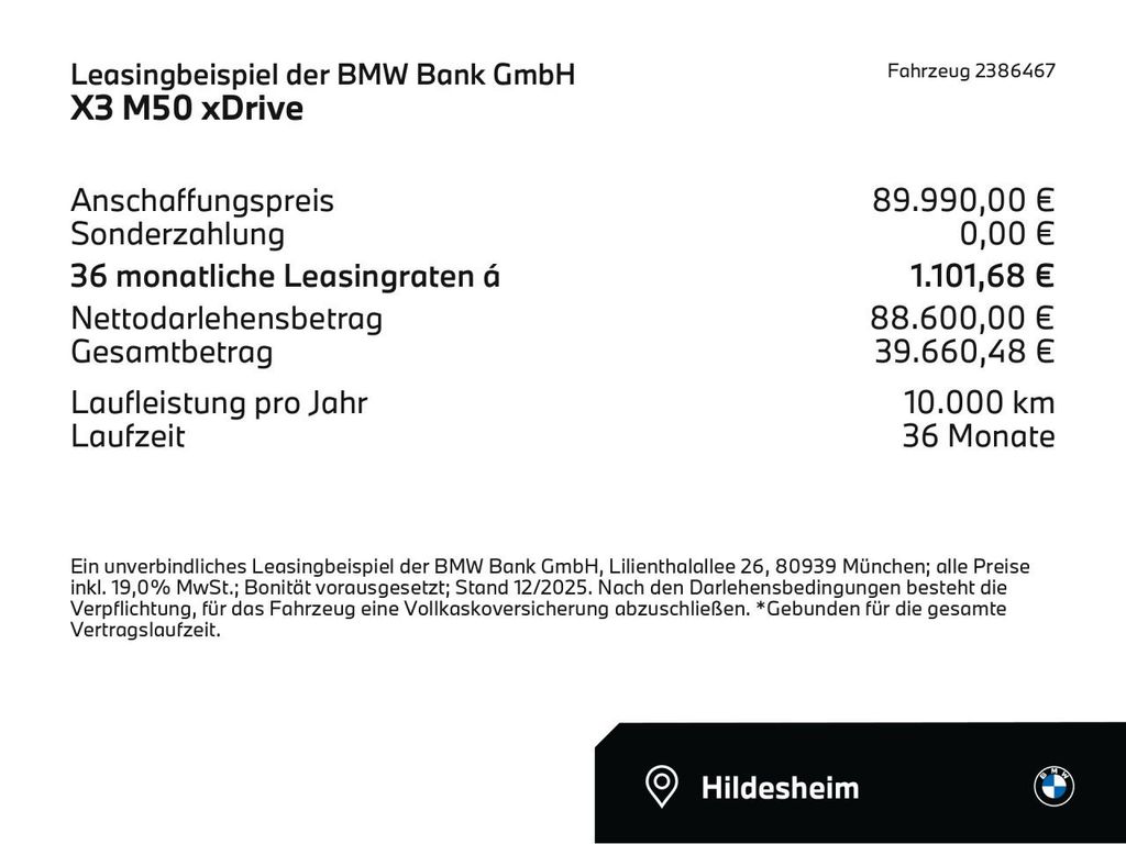 BMW X3 M50