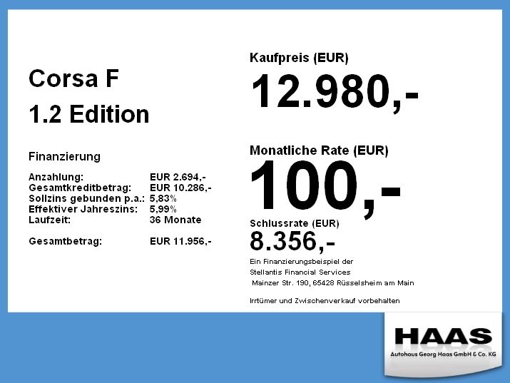 Opel Corsa 2022