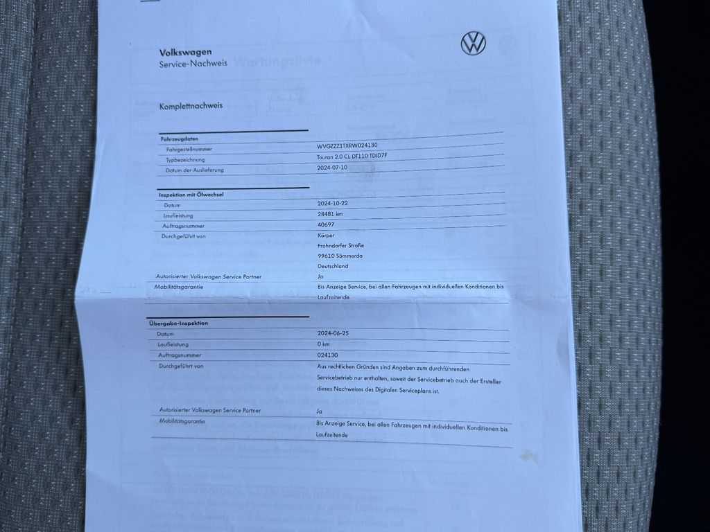 Volkswagen Touran 2024