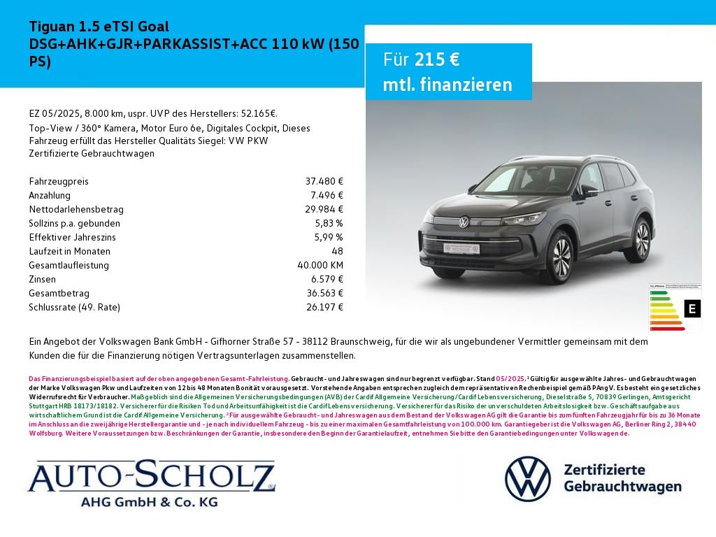 Volkswagen Tiguan 2025