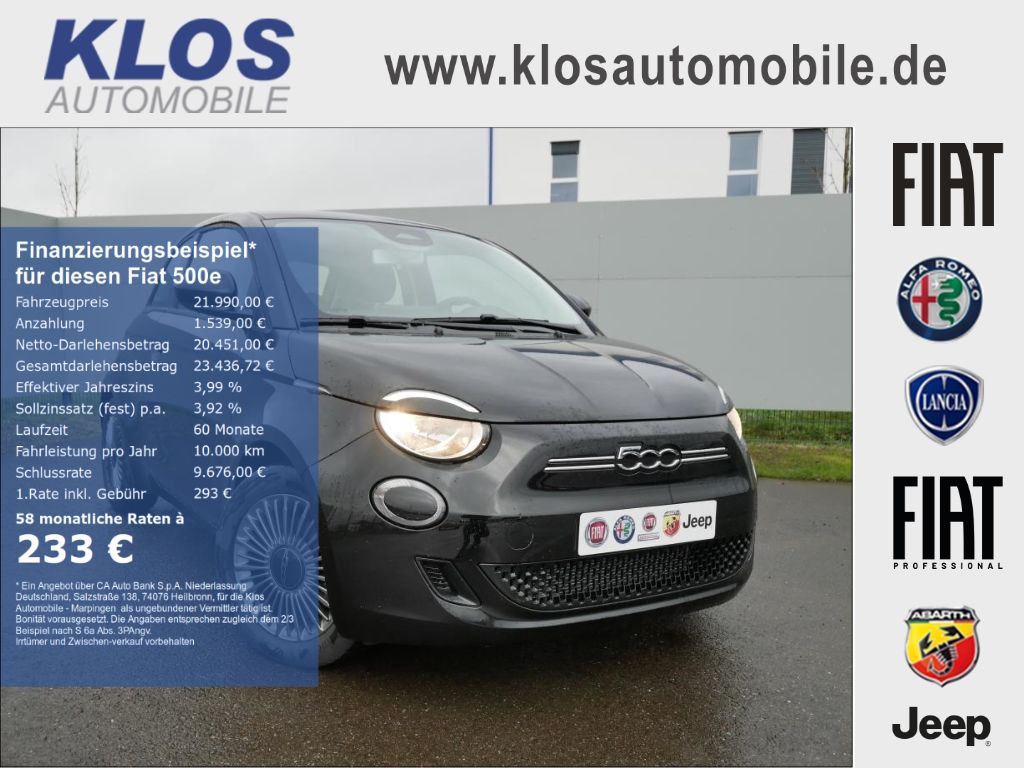 Fiat 500e 2022