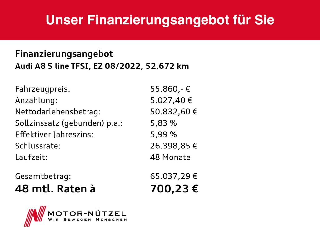 Audi A8 2022
