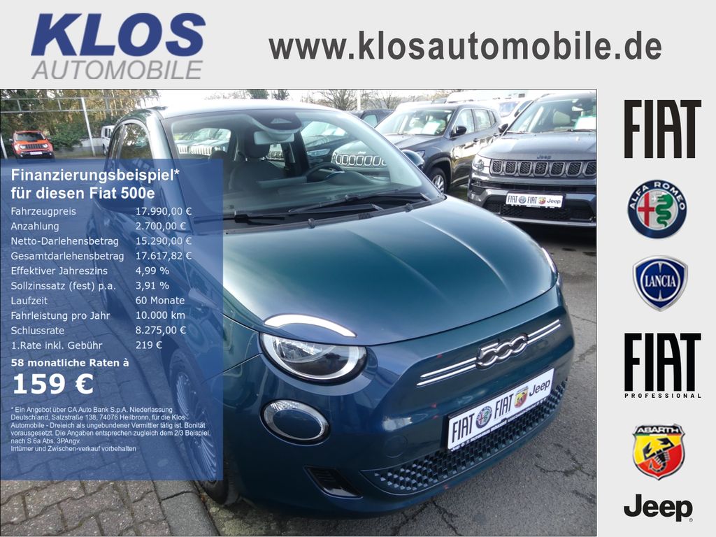 Fiat 500e 2022