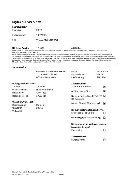 Mercedes-Benz E 200 2023