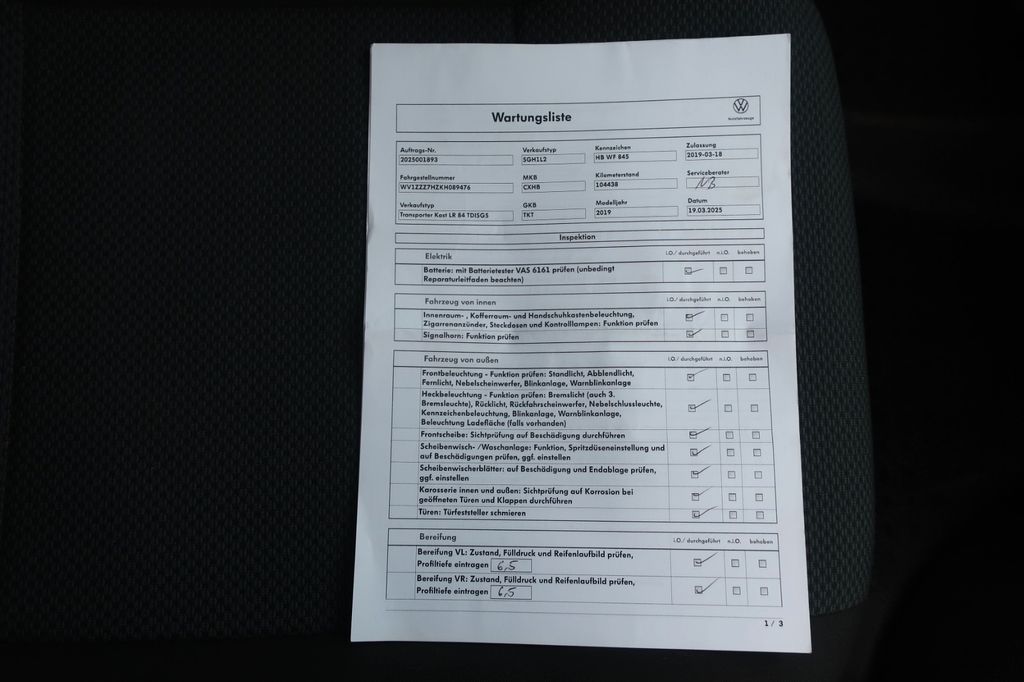 Volkswagen T6 Transporter 2019