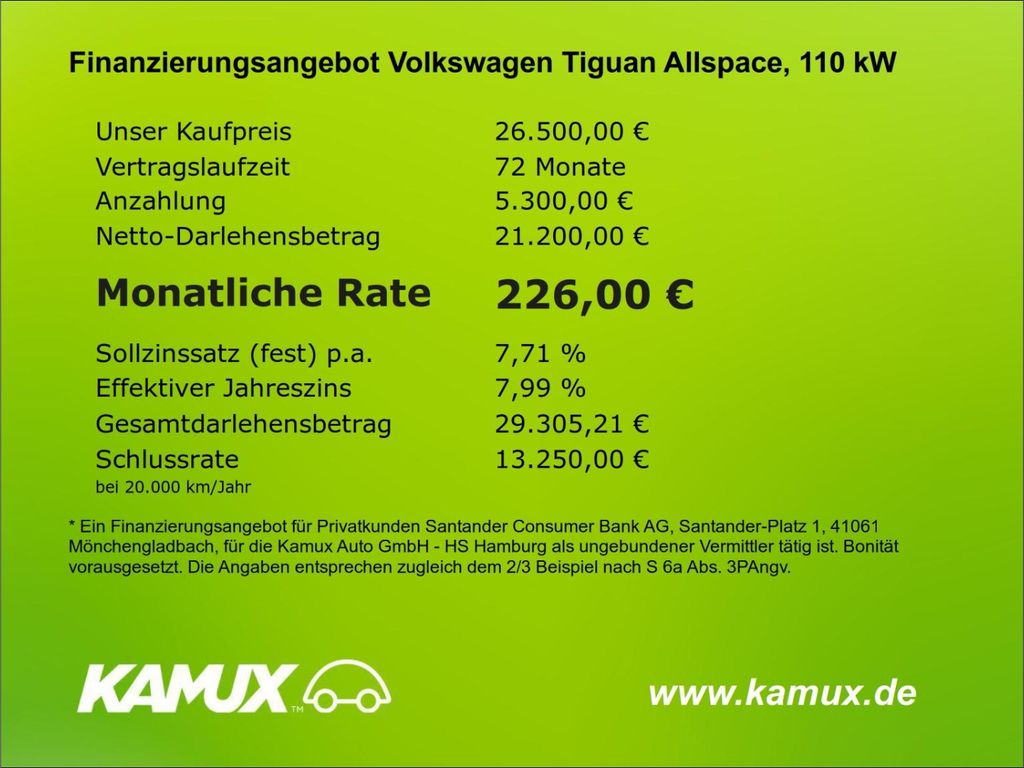 Volkswagen Tiguan Allspace 2022