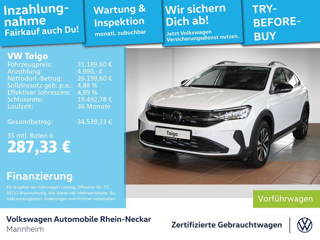 Volkswagen Taigo 2025