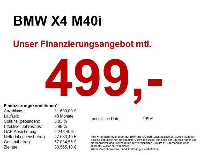 BMW X4 M40 2022