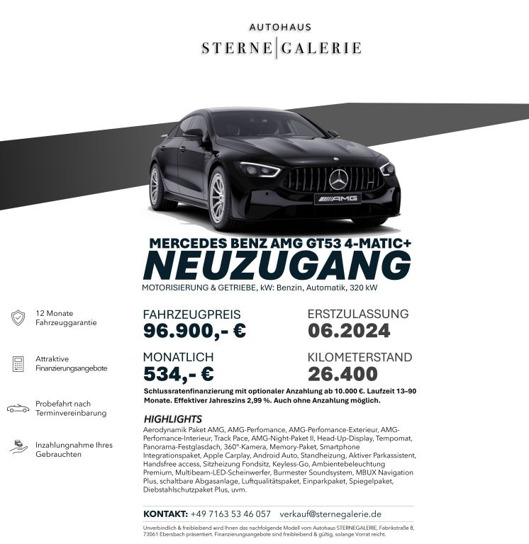 Mercedes-Benz AMG GT 2024
