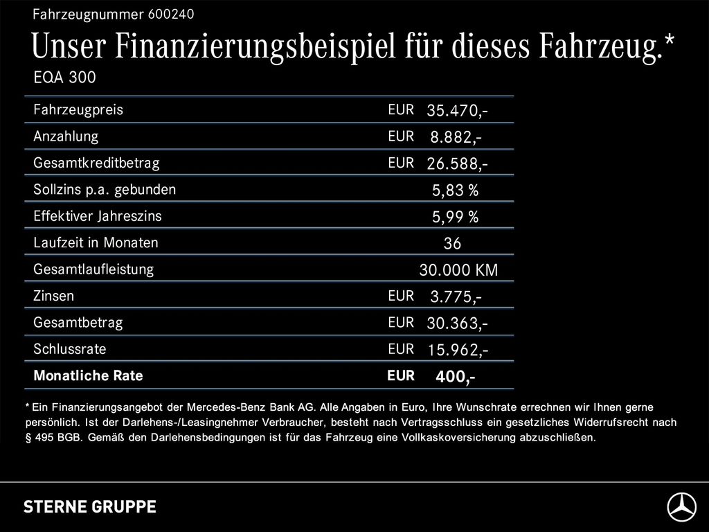 Mercedes-Benz EQA 2024