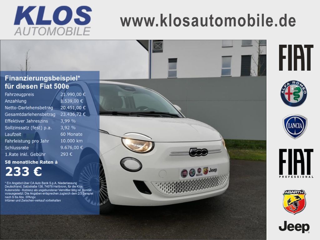Fiat 500e 2022