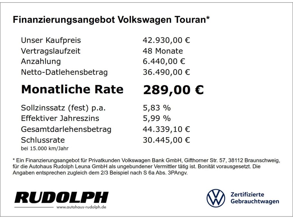 Volkswagen Touran 2025