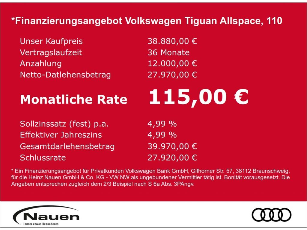 Volkswagen Tiguan Allspace 2025