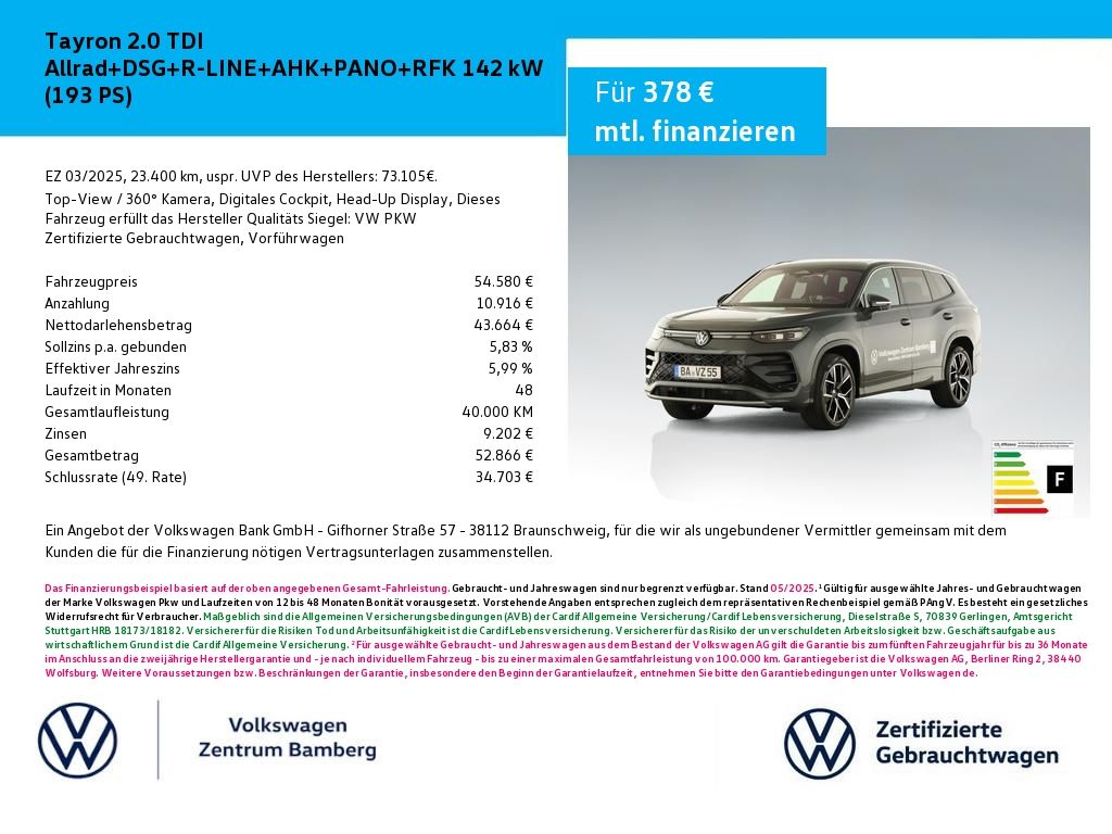 Volkswagen Tayron 2025