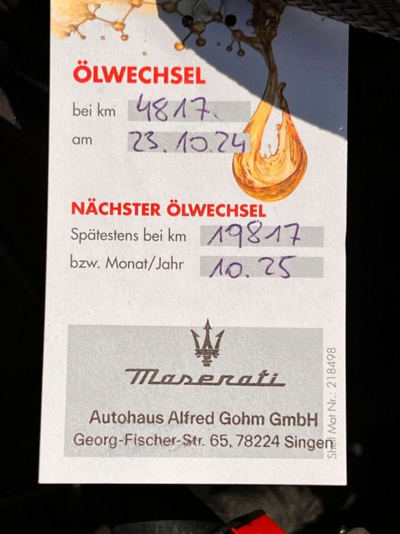 Maserati Granturismo 2023