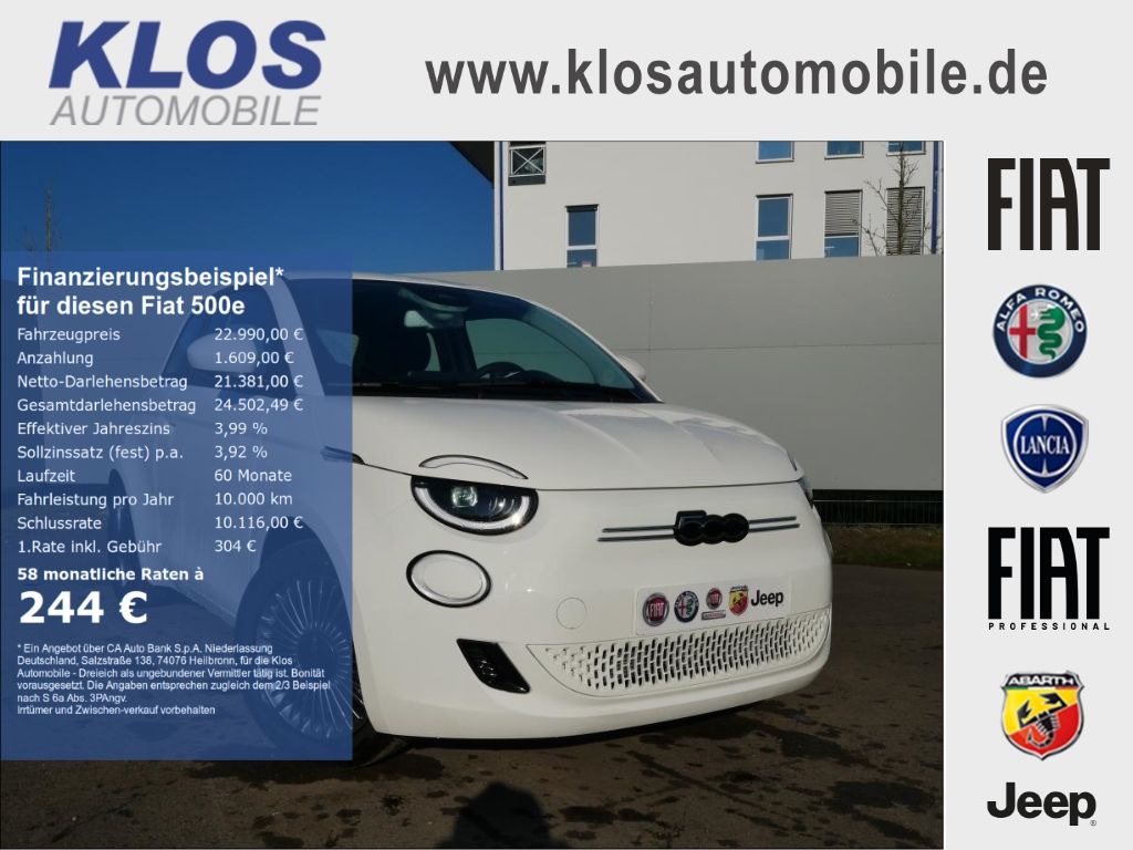 Fiat 500e 2022