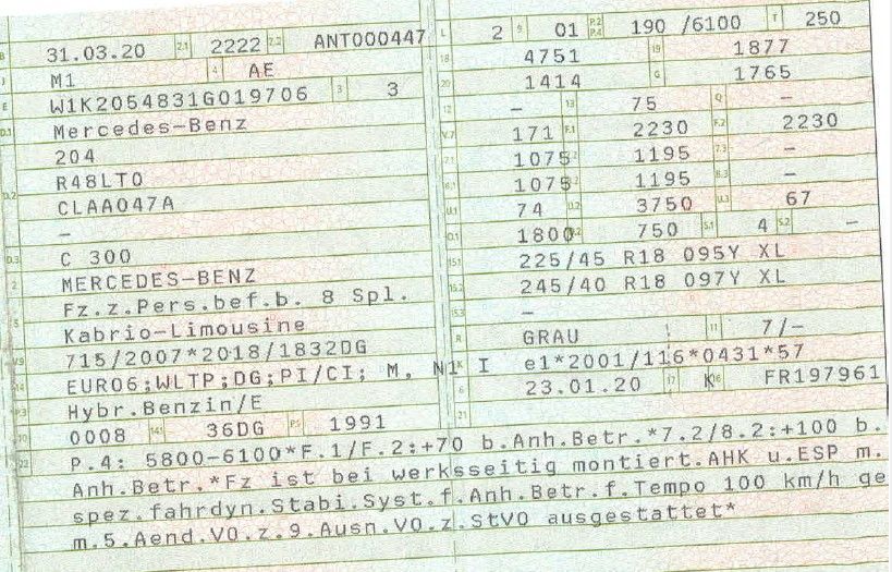 Mercedes-Benz C 300 2020