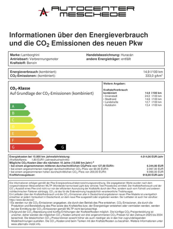 Lamborghini Huracán 2024