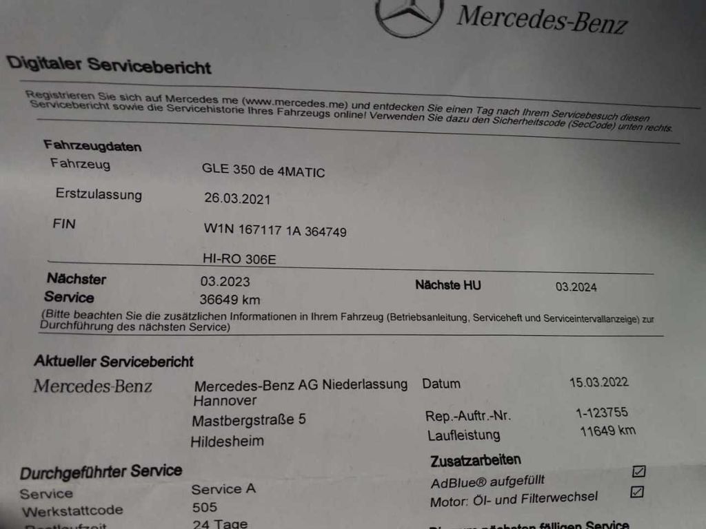 Mercedes-Benz GLE 350 2021