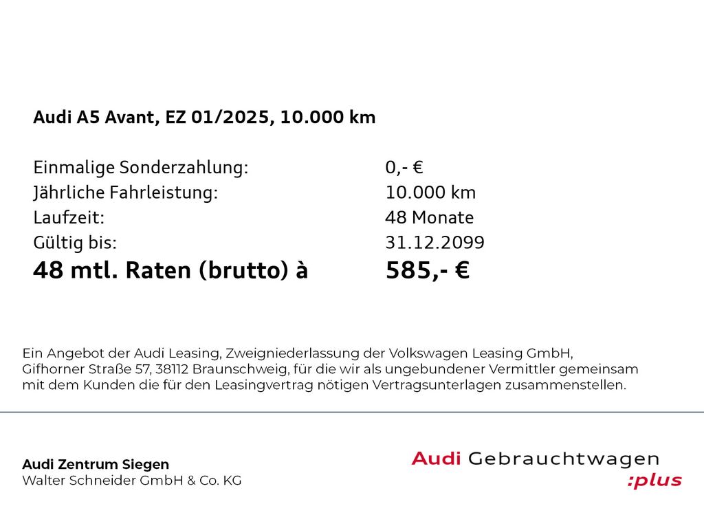 Audi A5 2025
