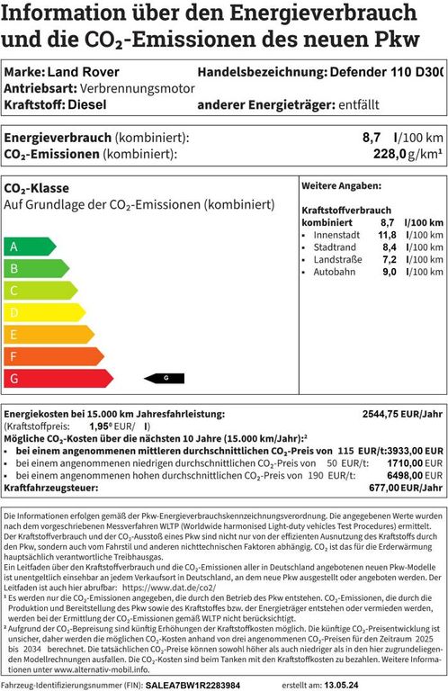 Land Rover Defender 2023