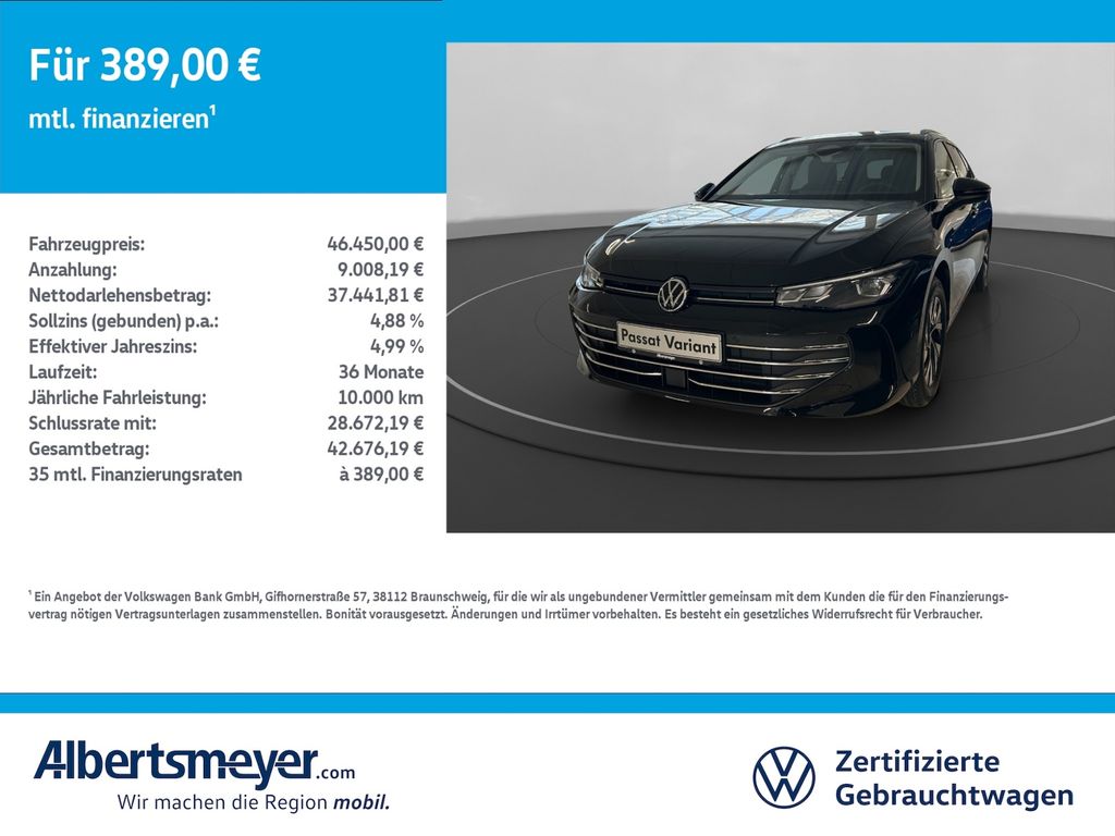 Volkswagen Passat Variant 2025