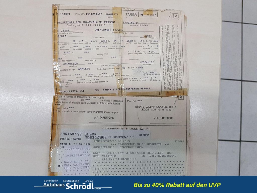 Volkswagen Käfer 1975