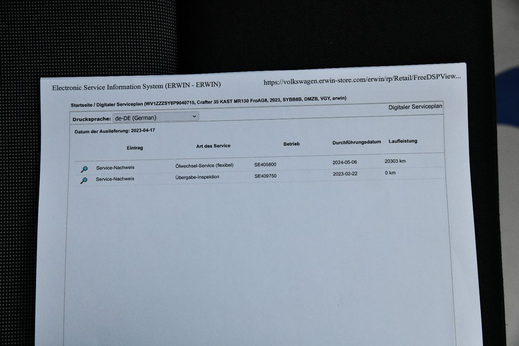 Volkswagen Crafter 2023