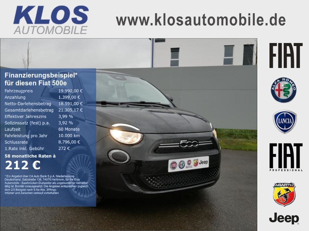 Fiat 500e 2022