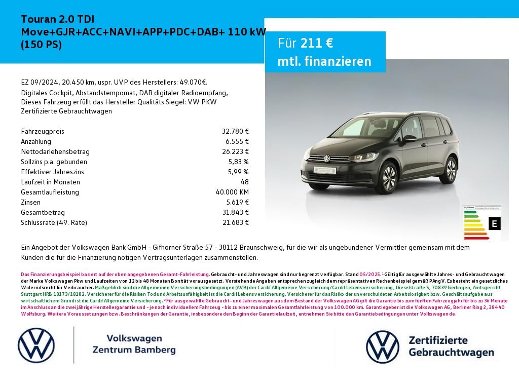 Volkswagen Touran 2024