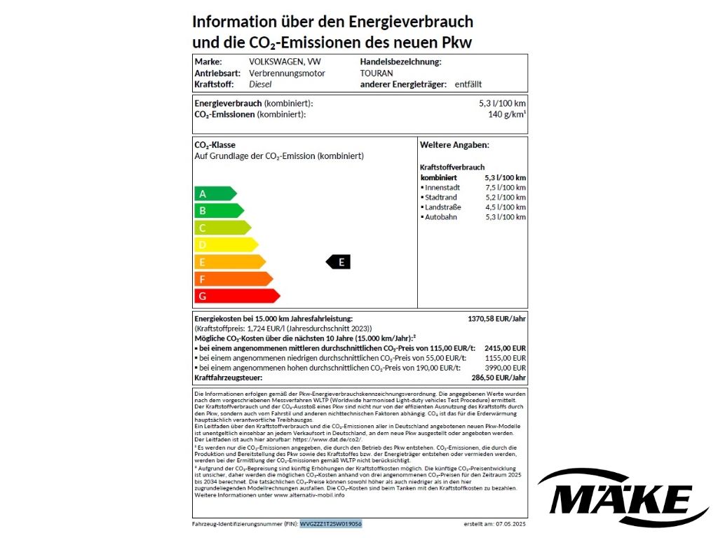 Volkswagen Touran 2025
